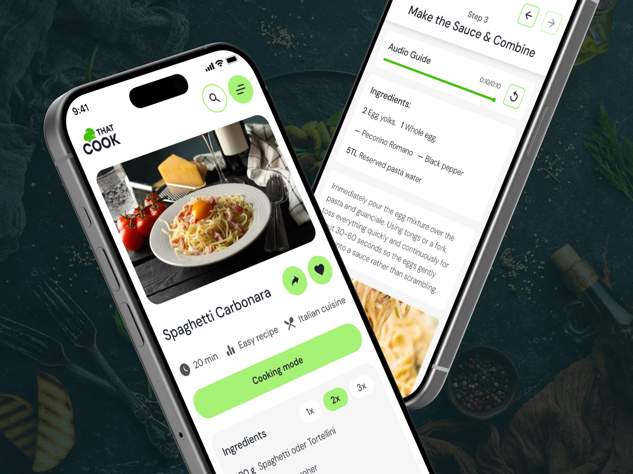 That Cook recipe app shown on a smartphone