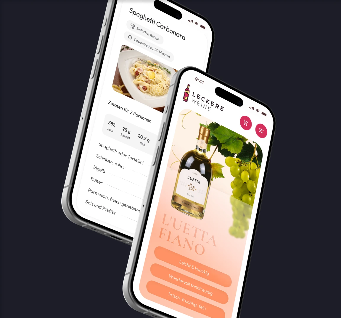 Wine e-commerce brand identity and store experience